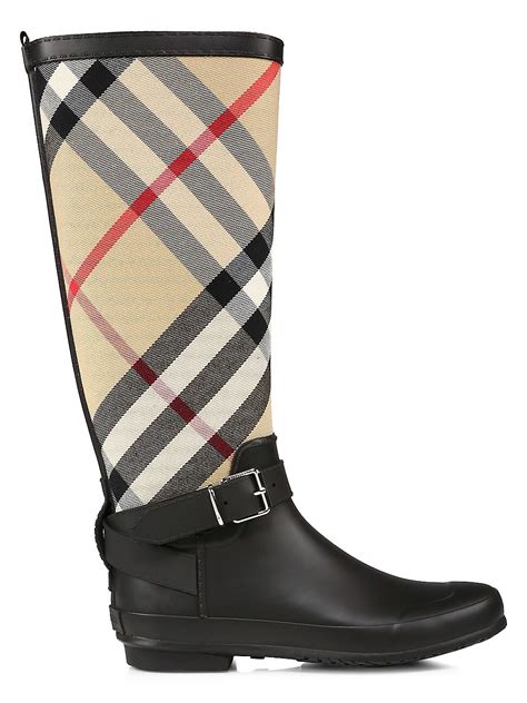 burberry simeon knee-high riding boots|burberry leather boots.